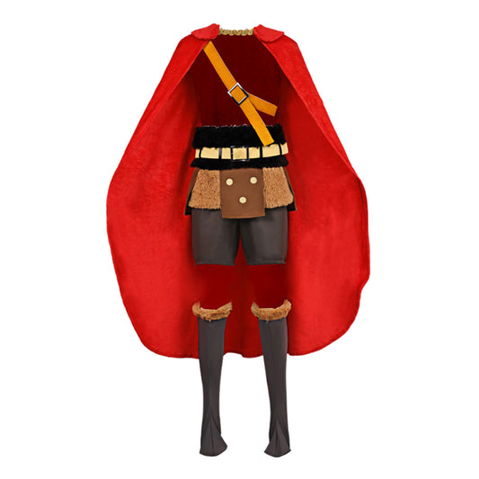 Cosplay Costume Luffy One Piece Elbaph Arc(2026) Anime Cosplay Tenue Rouge Homme