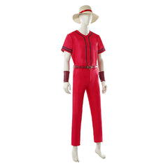 Cosplay Costume Luffy One Piece Live Action 2(2026) TV Cosplay Tenue Rouge Homme