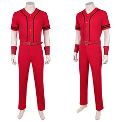 Cosplay Costume Luffy One Piece Live Action 2(2026) TV Cosplay Tenue Rouge Homme Sans Chapeau