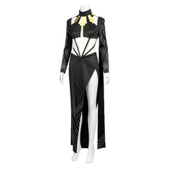 Cosplay Costume Lune Clair Obscur: Expedition 33 Jeu Cosplay Robe Noire Femme 