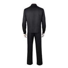 Cosplay Costume Mads Mikkelsen Dust Bunny Film Copsplay Tenue Noire Homme