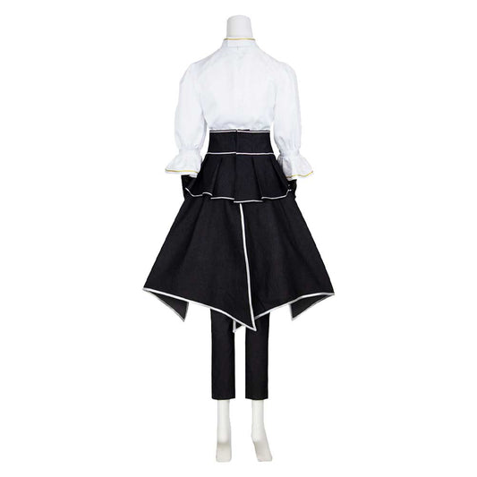 Cosplay Costume Maelle Clair Obscur: Expedition 33 Jeu Cosplay Tenue Noire et Blanche Femme