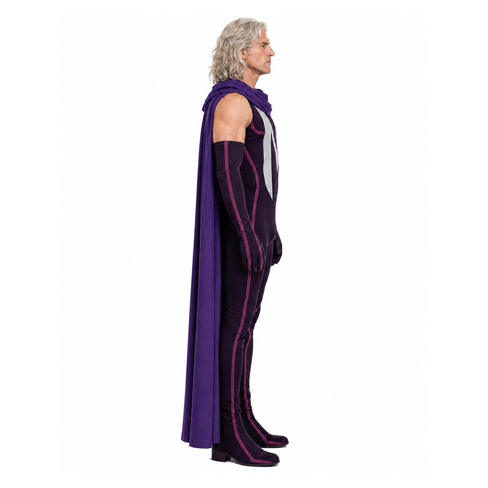 Cosplay Costume Magneto X-Men '97 Saison 2(2026) TV Cosplay Combinaison Violette Homme
