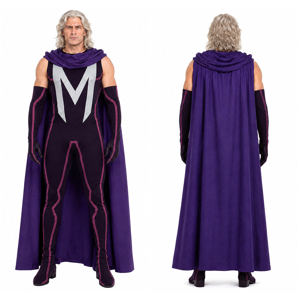 Cosplay Costume Magneto X-Men '97 Saison 2(2026) TV Cosplay Combinaison Violette Homme