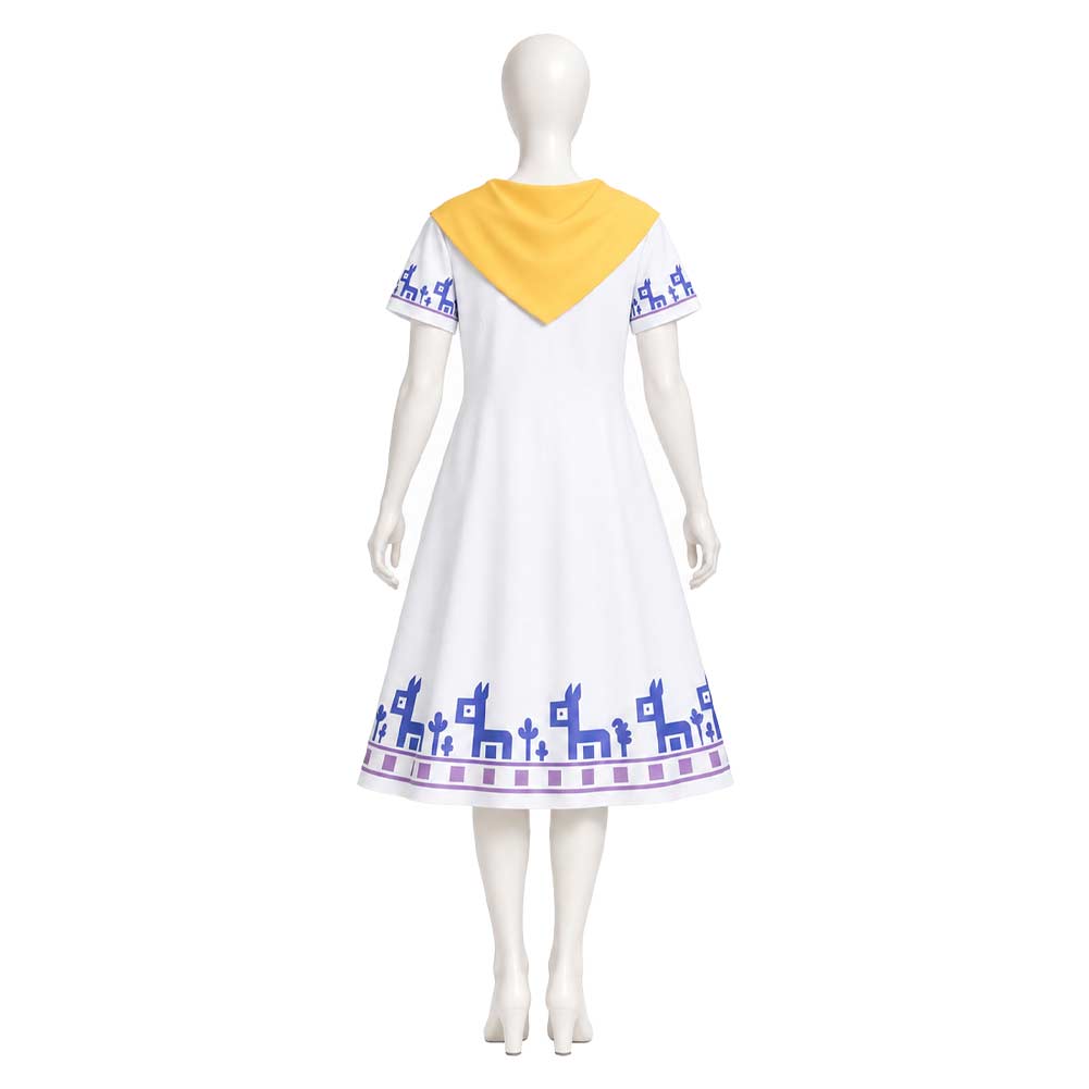 Cosplay Costume Malon The Legend of Zelda: Ocarina of Time Jeu Cosplay Robe Blanche Femme