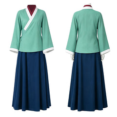 Cosplay Costume Maomao The Apothecary Diaries 3(2026) Anime Cosplay Tenue Verte et Bleue Femme