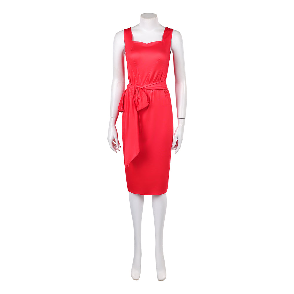 Cosplay Costume Margaret Fairchild La Révélation(2026) Film Cosplay Robe Rouge Femme
