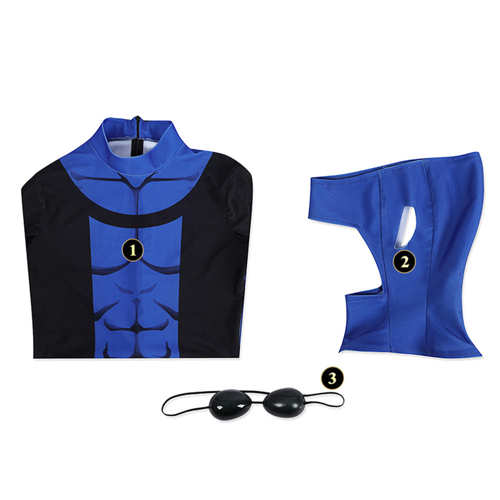 Cosplay Costume Mark Grayson Invincible 4(2026) TV Cosplay Combinaison Bleue Homme