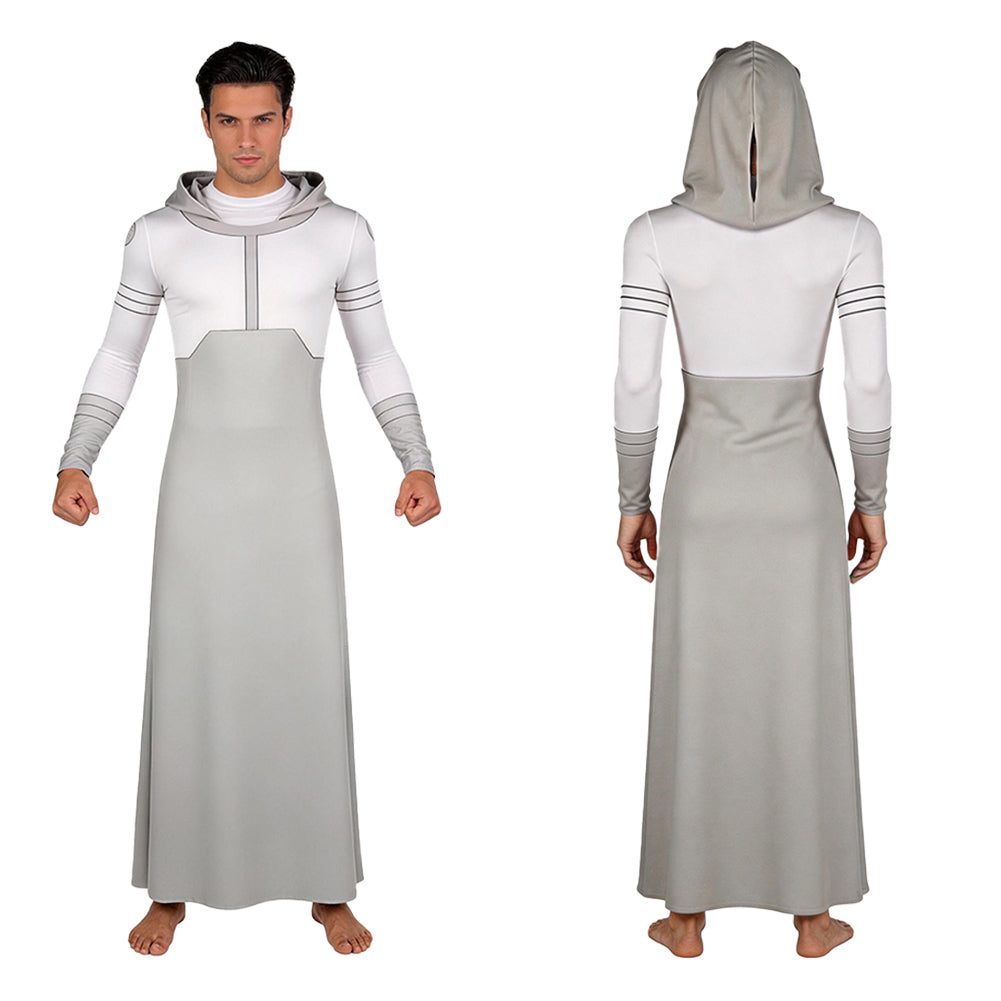 Cosplay Costume Mark Grayson Invincible 4(2026) TV Cosplay Combinaison Grise Homme