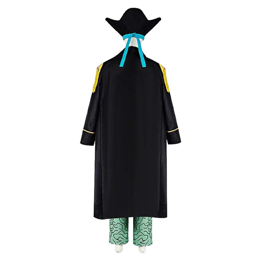 Cosplay Costume Marshall D. Teach One Piece Live Action 2(2026) TV Cosplay Tenue Noire et Rouge Homme