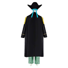 Cosplay Costume Marshall D. Teach One Piece Live Action 2(2026) TV Cosplay Tenue Noire et Rouge Homme