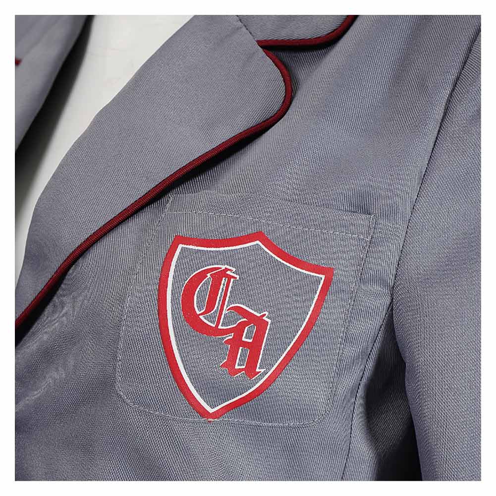 Cosplay Costume Matilda Matilda Comédie Musicale Cosplay Manteau Gris Femme