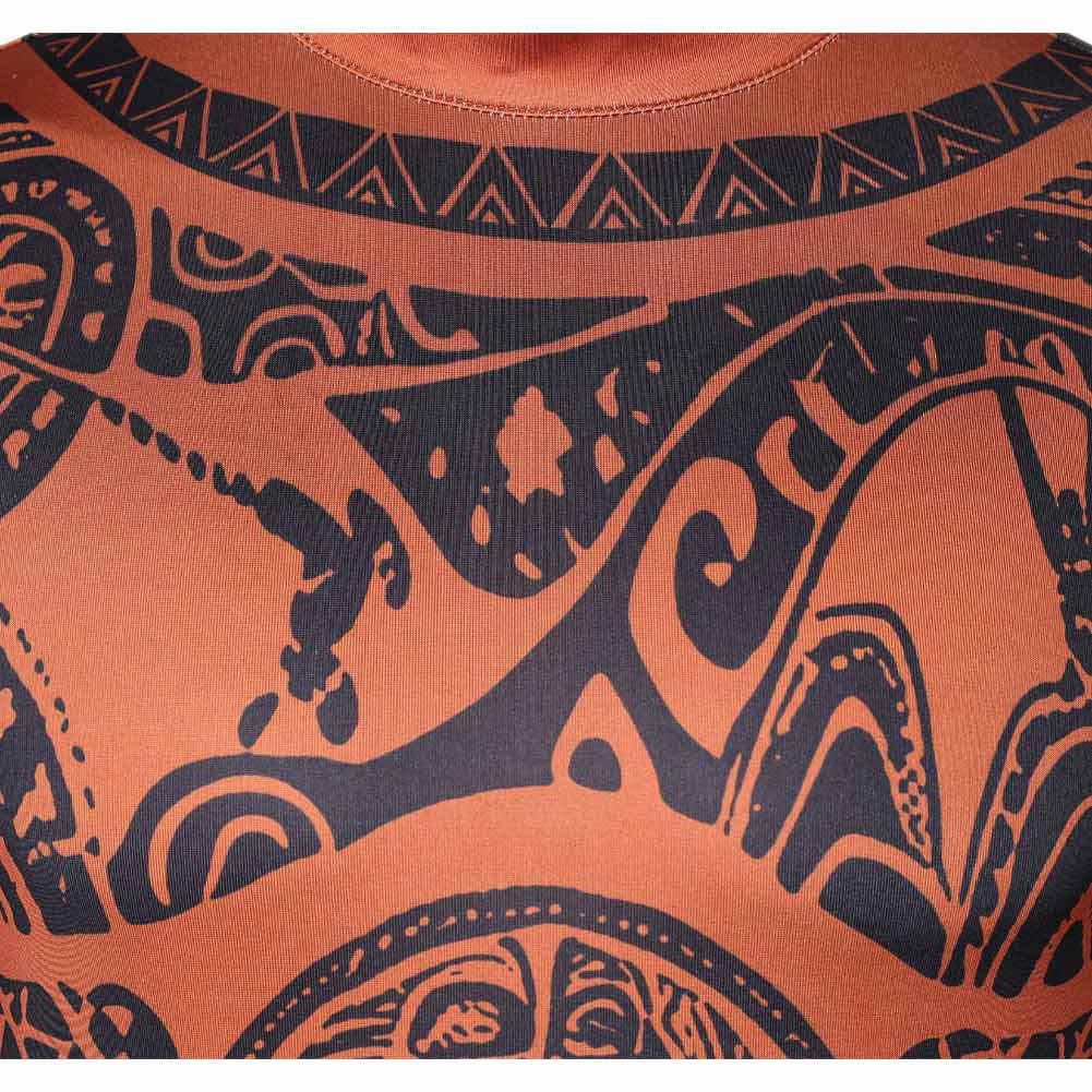Cosplay Costume Maui Vaiana La Légende du Bout du Monde(2026) Film Cosplay Combinaison Imprimée Tatouage+Tablier Homme