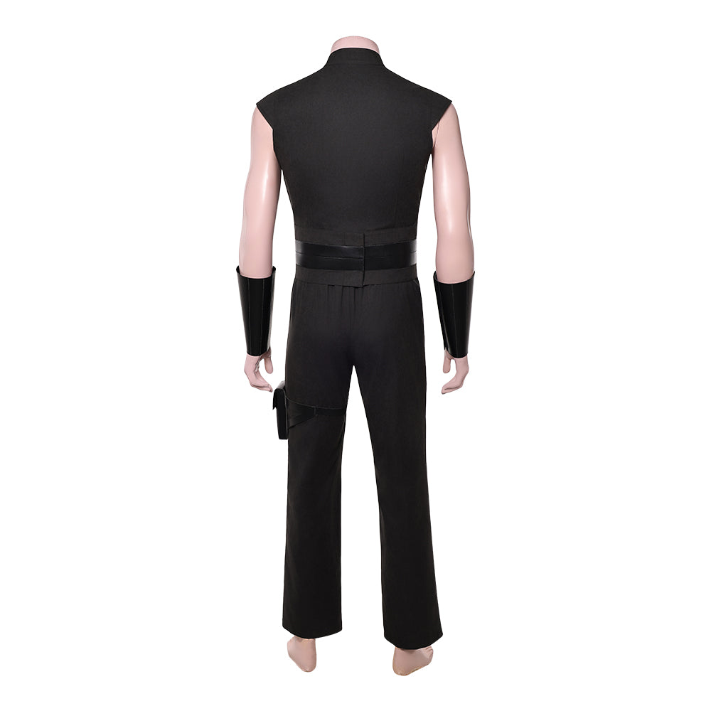 Cosplay Costume Maul Maul: Seigneur de l'Ombre(2026) TV Cosplay Tenue Noire de Gilet Homme