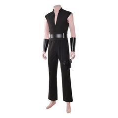 Cosplay Costume Maul Maul: Seigneur de l'Ombre(2026) TV Cosplay Tenue Noire de Gilet Homme