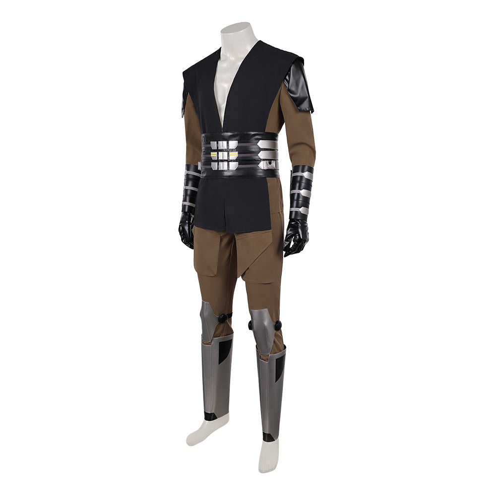 Cosplay Costume Maul Maul: Seigneur de l'Ombre(2026) TV Cosplay Tenue Noire et Verte Homme