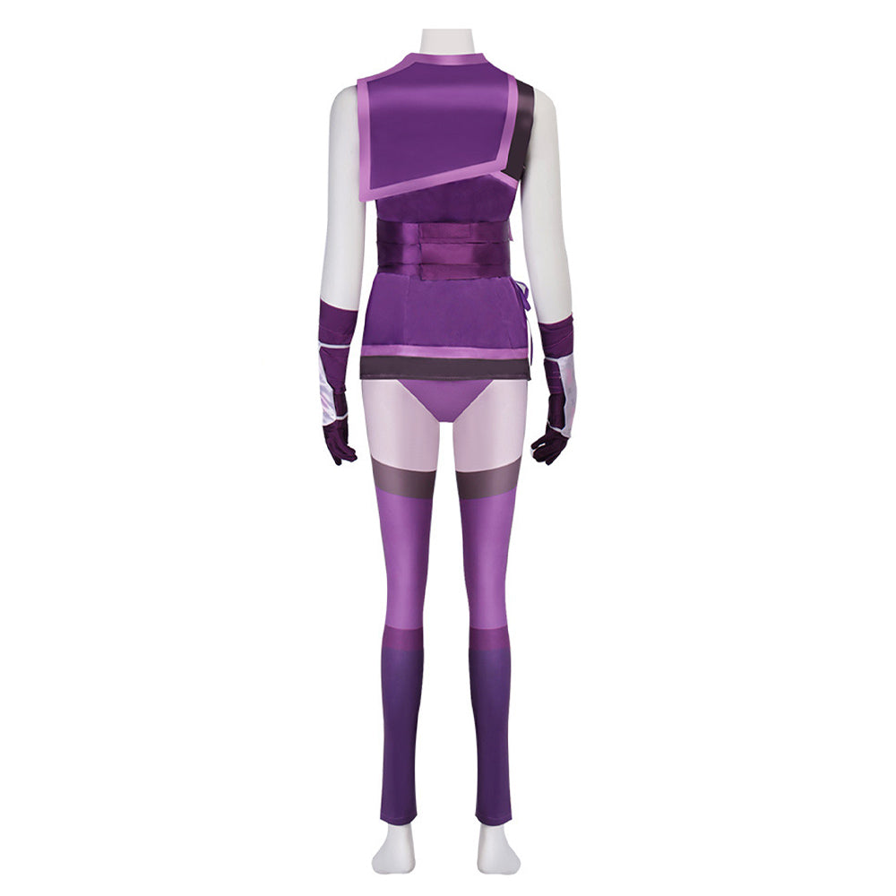 Cosplay Costume Mileena Mortal Kombat 2(2026) Film Cosplay Tenue Violette Femme