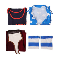 Cosplay Costume Miss Goldenweek One Piece Live Action 2(2026) TV Cosplay Tenue Bleue et Rouge Femme