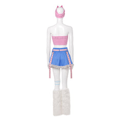 Cosplay Costume Mizi Alien Stage TV Cosplay Tenue Rose et Bleue Femme