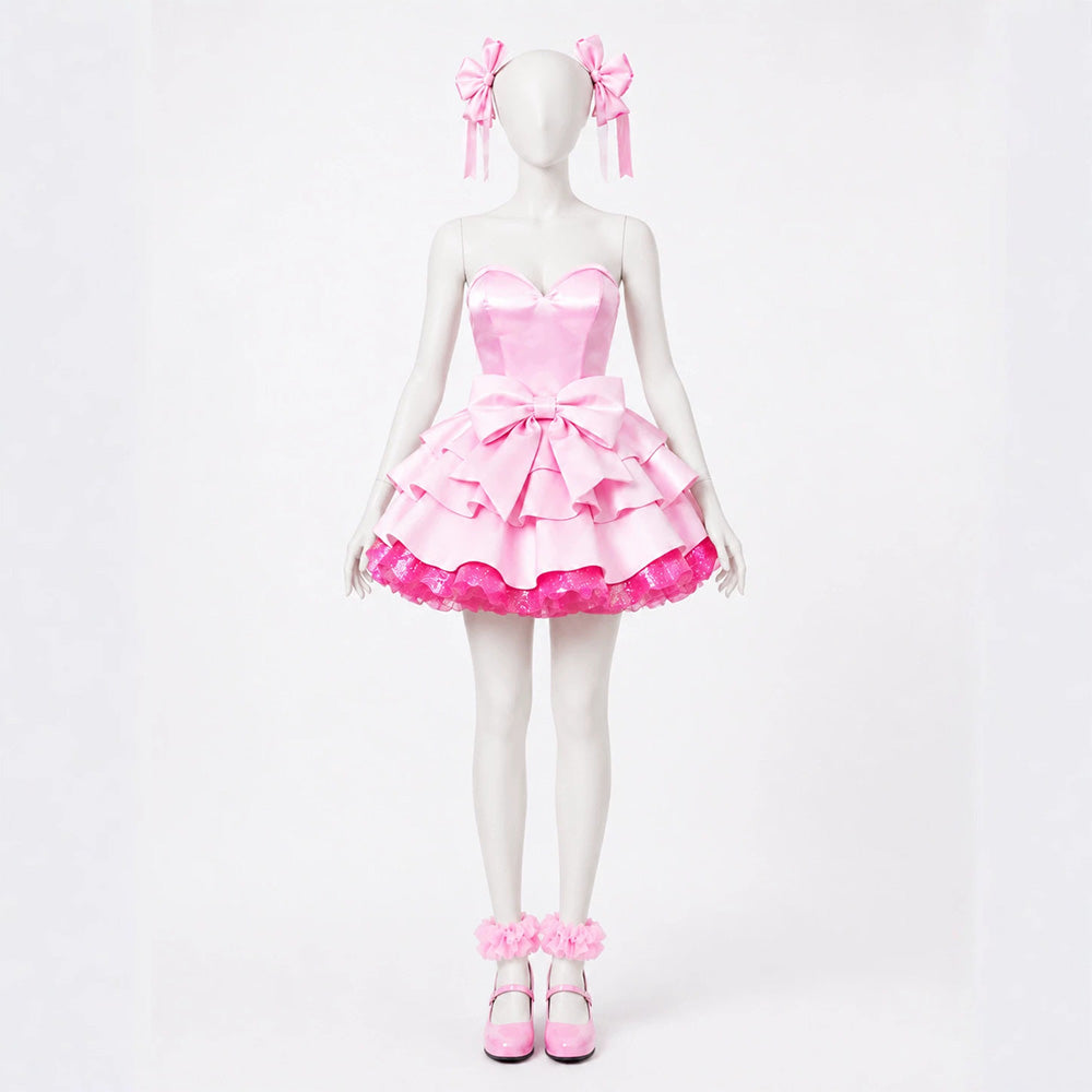 Cosplay Costume Mizi Alien Stage(2026) TV Cosplay Robe Rose Femme