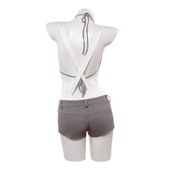 Cosplay Costume Mizi Alien Stage(2026) TV Cosplay Top Blanc+Short Femme