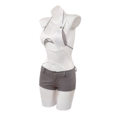 Cosplay Costume Mizi Alien Stage(2026) TV Cosplay Top Blanc+Short Femme