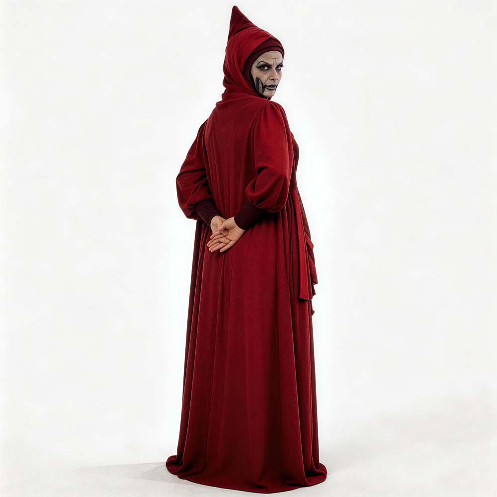Cosplay Costume Mother Talzin La Guerre des Étoiles The Clone Wars TV Cosplay Robe Rouge Femme