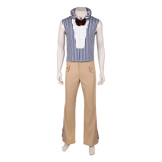 Cosplay Costume Mr. 3 One Piece Live Action 2(2026) TV Cosplay Tenue Noire et Marron Homme