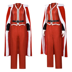Cosplay Costume Mrs. Claus Violent Night 2(2026) Film Cosplay Tenue Rouge Homme