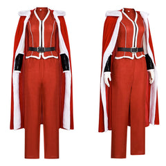 Cosplay Costume Mrs. Claus Violent Night 2(2026) Film Cosplay Tenue Rouge Homme