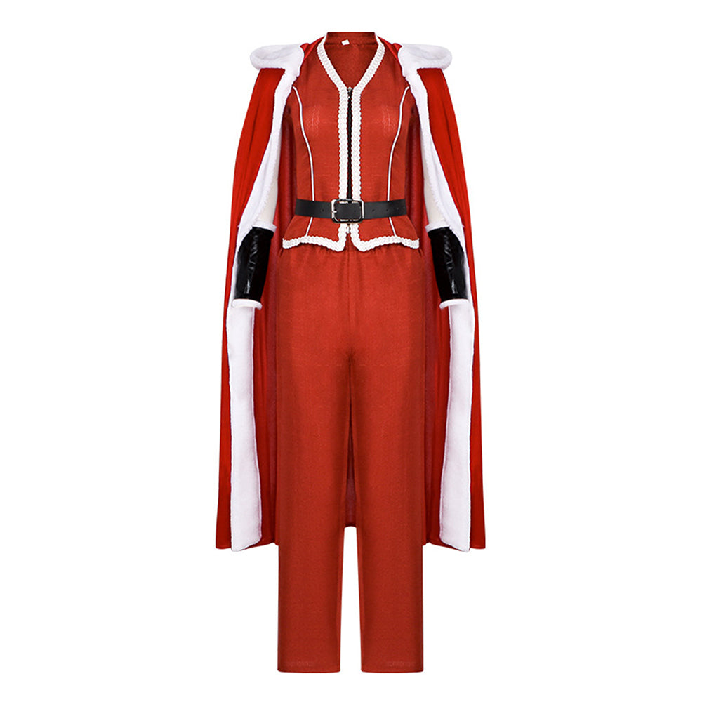 Cosplay Costume Mrs. Claus Violent Night 2(2026) Film Cosplay Tenue Rouge Homme