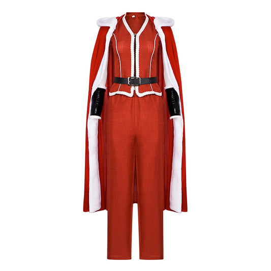 Cosplay Costume Mrs. Claus Violent Night 2(2026) Film Cosplay Tenue Rouge Homme