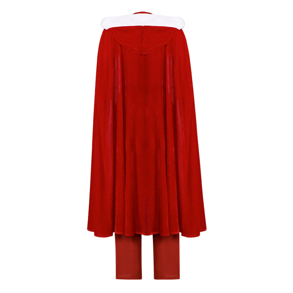 Cosplay Costume Mrs. Claus Violent Night 2(2026) Film Cosplay Tenue Rouge Homme