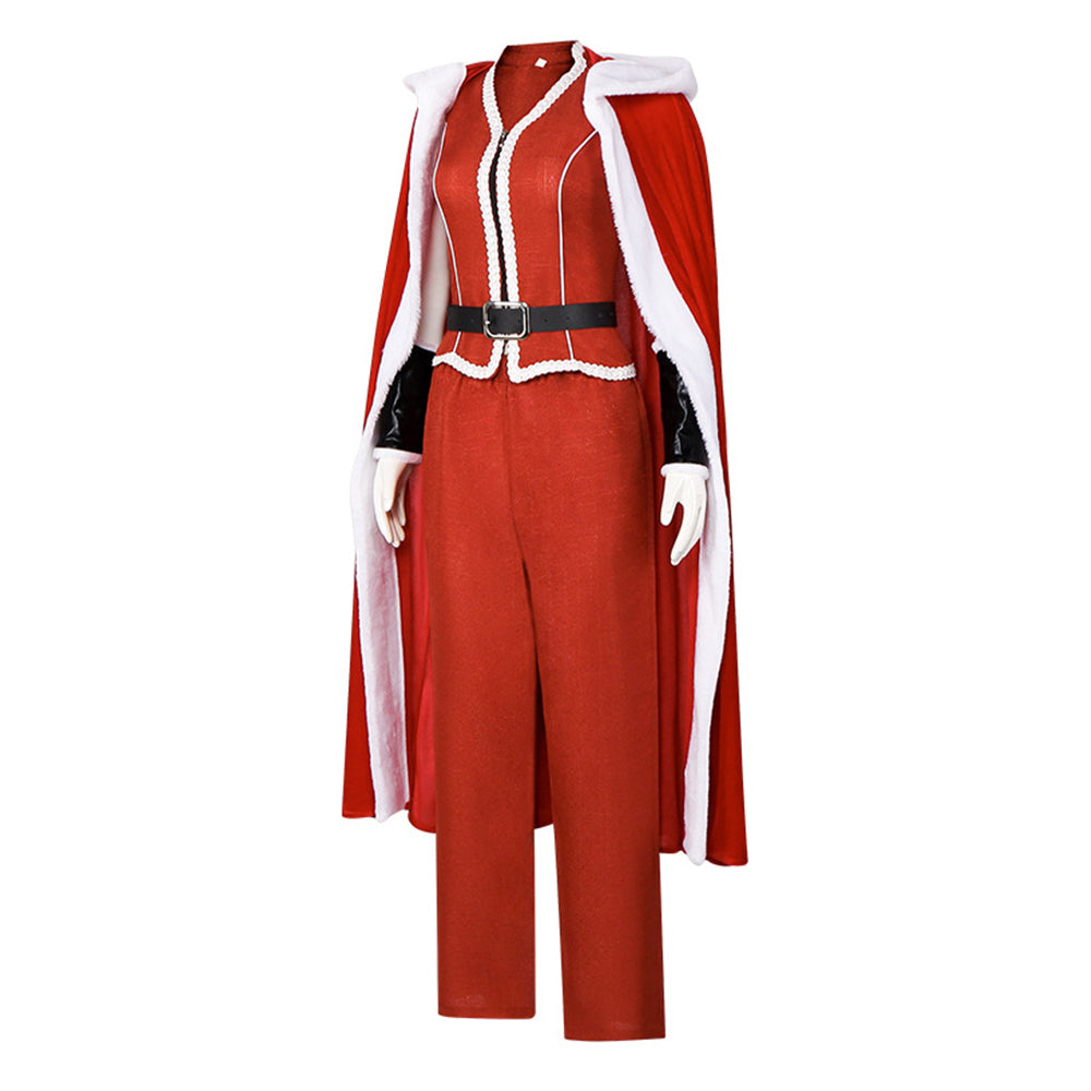 Cosplay Costume Mrs. Claus Violent Night 2(2026) Film Cosplay Tenue Rouge Homme