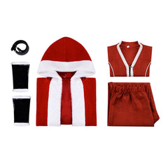 Cosplay Costume Mrs. Claus Violent Night 2(2026) Film Cosplay Tenue Rouge Homme