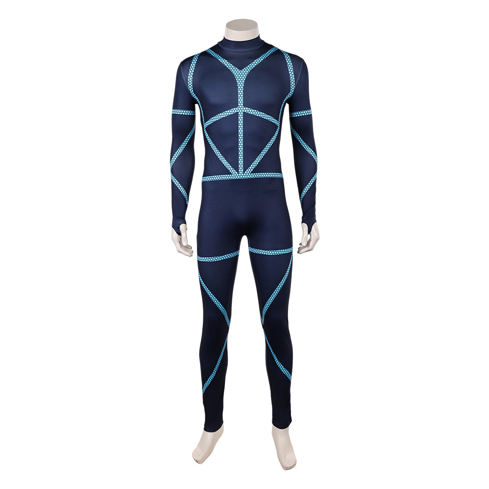 Cosplay Costume Nagi Seishiro Blue Lock Live Action(2026) Team V Maillot de Football Noir Homme