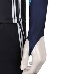 Cosplay Costume Nagi Seishiro Blue Lock Live Action(2026) Team V Maillot de Football Noir Homme
