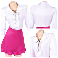 Cosplay Costume Nami One Piece Heroines(2026) Anime Cosplay Tenue Blanche et Rose Femme