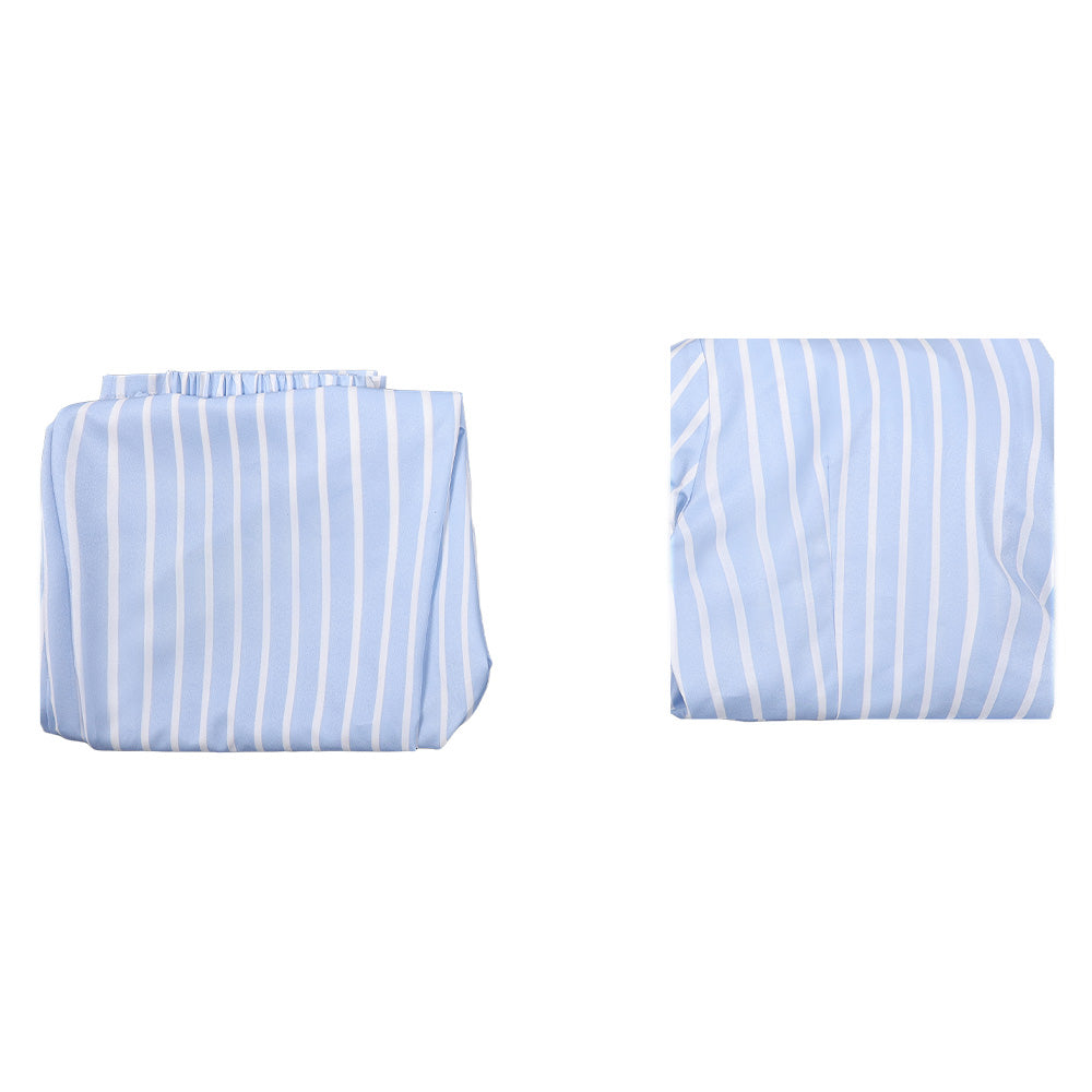 Cosplay Costume Nami One Piece Live Action 2(2026) TV Cosplay Tenue à Rayures Bleues Femme