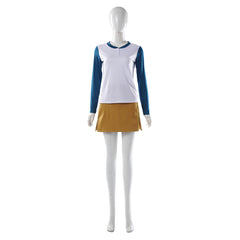 Cosplay Costume Nami One Piece Live Action 2(2026) TV Cosplay Tenue Beige et Blanche Femme