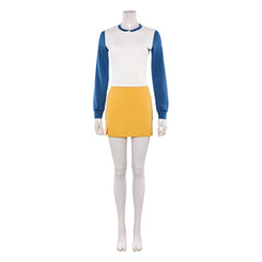 Cosplay Costume Nami One Piece Live Action 2(2026) TV Cosplay Tenue Blanche et Jaune Femme