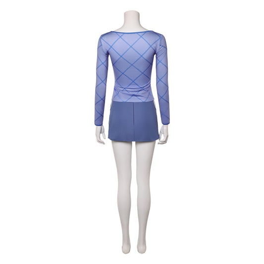 Cosplay Costume Nami One Piece Live Action 2(2026) TV Cosplay Tenue Bleue Femme