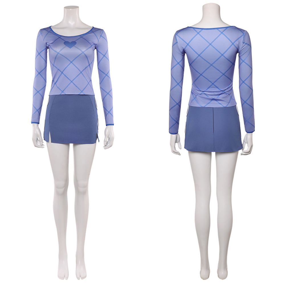 Cosplay Costume Nami One Piece Live Action 2(2026) TV Cosplay Tenue Bleue Femme