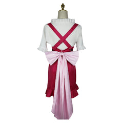 Cosplay Costume Nami One Piece Whole Cake Island Arc Anime Cosplay Tenue Blanche et Rose Femme