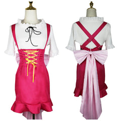 Cosplay Costume Nami One Piece Whole Cake Island Arc Anime Cosplay Tenue Blanche et Rose Femme