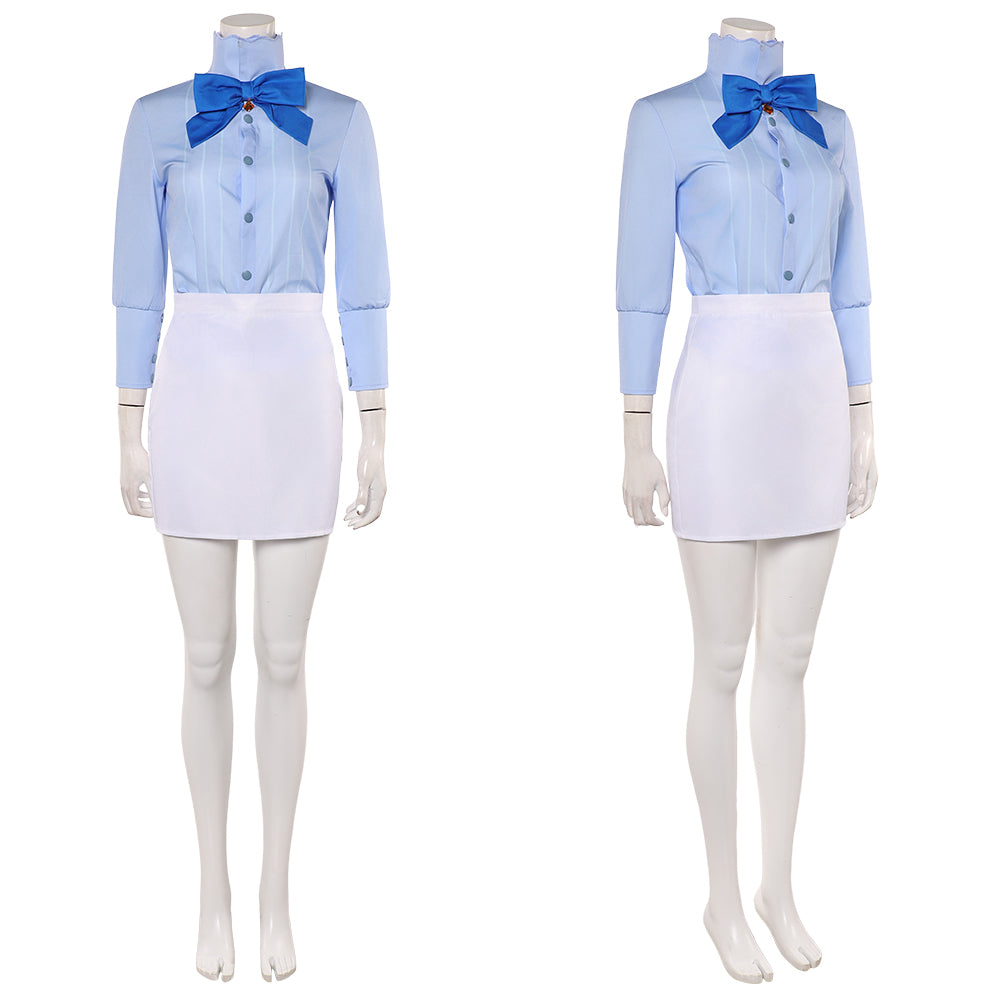 Cosplay Costume Nami One Piece: Heroines(2026) Anime Cosplay Tenue Bleue et Blanche Femme