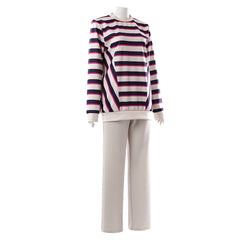 Cosplay Costume Nancy Wheeler Stranger Things Saison 5 TV Cosplay Tenue Violette Femme