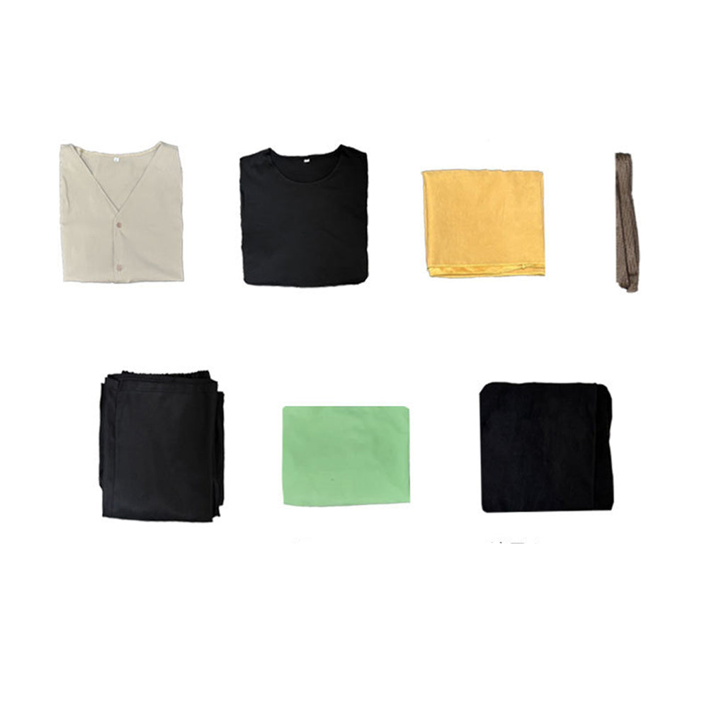 Cosplay Costume Natsuki Subaru RE0(2026) Anime Cosplay Tenue Verte et Noire Homme