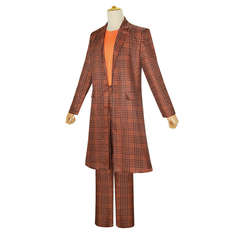 Cosplay Costume Ncuti Gatwa Doctor Who TV Cosplay Tenue Marron Homme