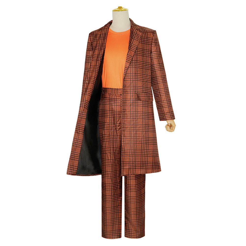 Cosplay Costume Ncuti Gatwa Doctor Who TV Cosplay Tenue Marron Homme